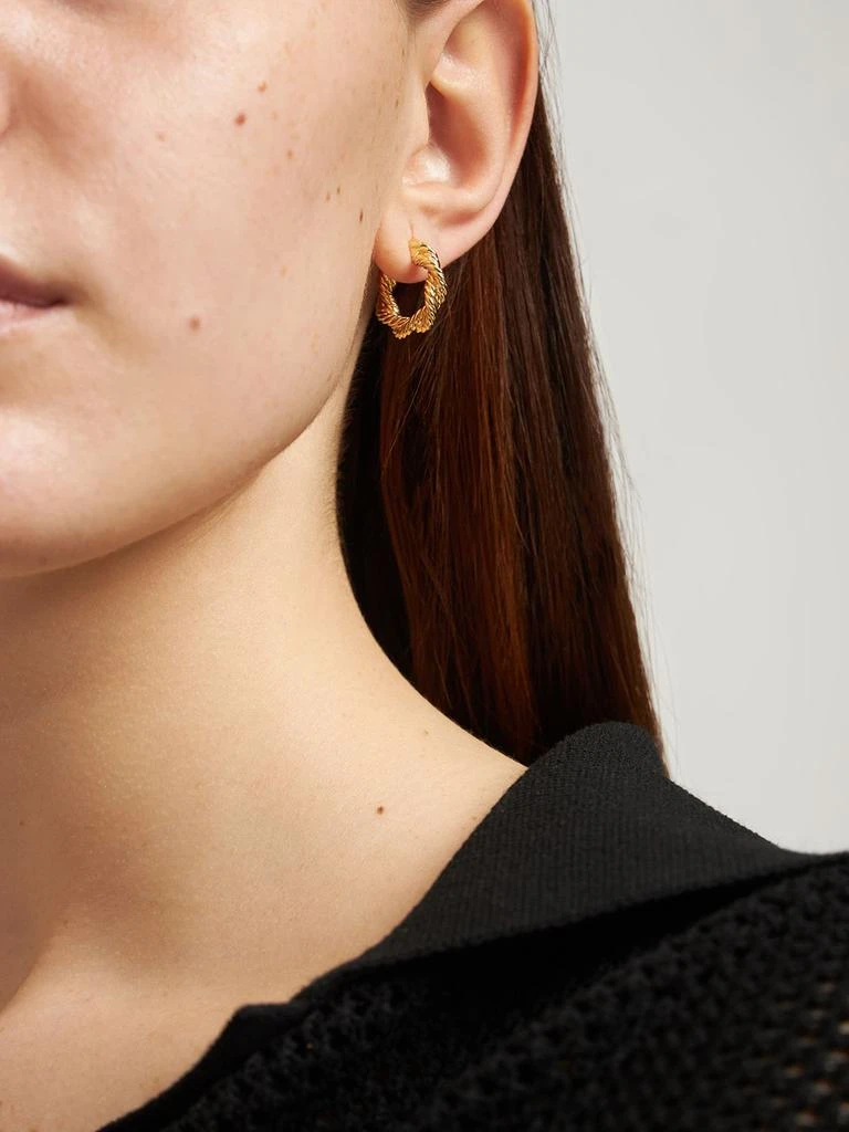 商品Missoma|Twisted Hoop Earrings,价格¥632,第1张图片详细描述