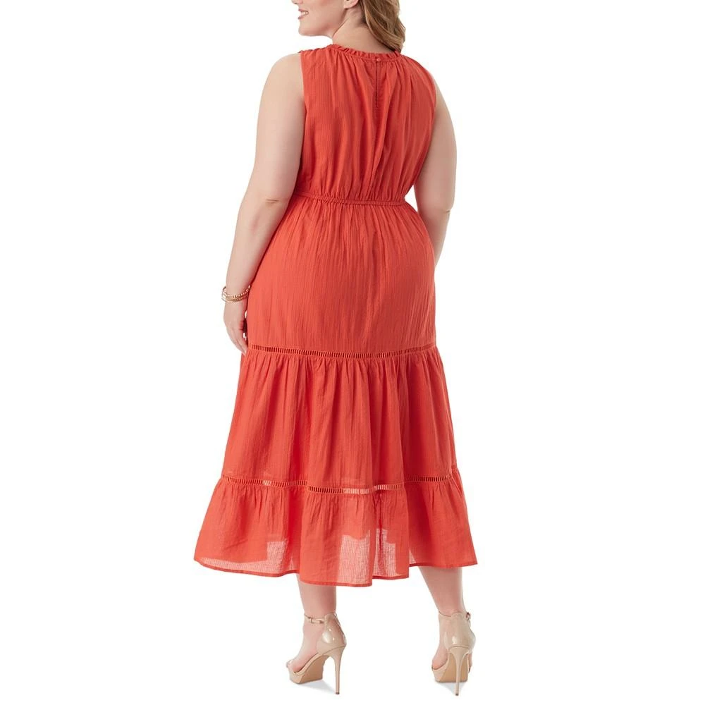 商品Jessica Simpson|Trendy Plus Size Harriet Cotton Sleeveless Maxi Dress,价格¥750,第2张图片详细描述