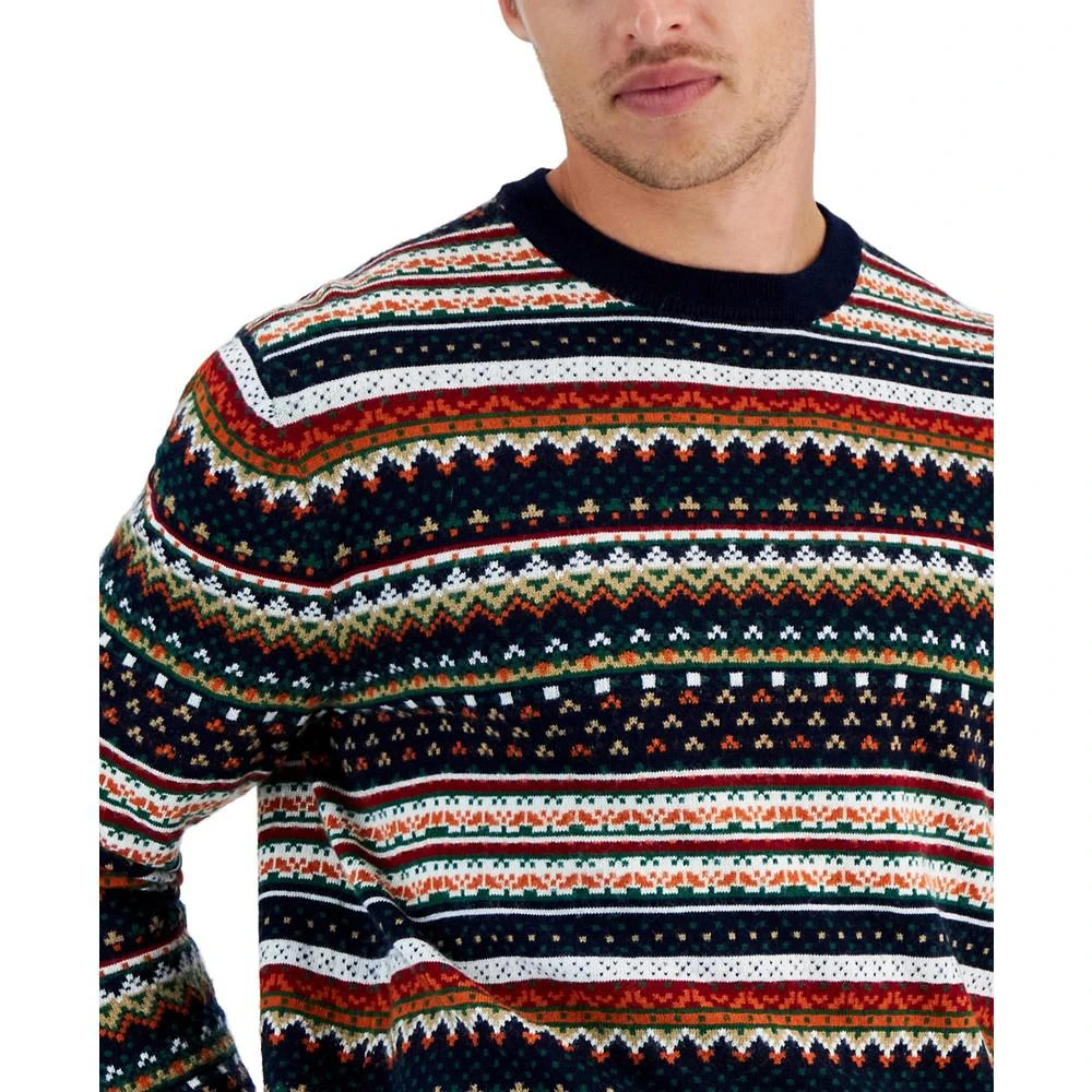 商品Club Room|Men's Dale Fair Isle Sweater, Created for Macy's,价格¥222,第3张图片详细描述