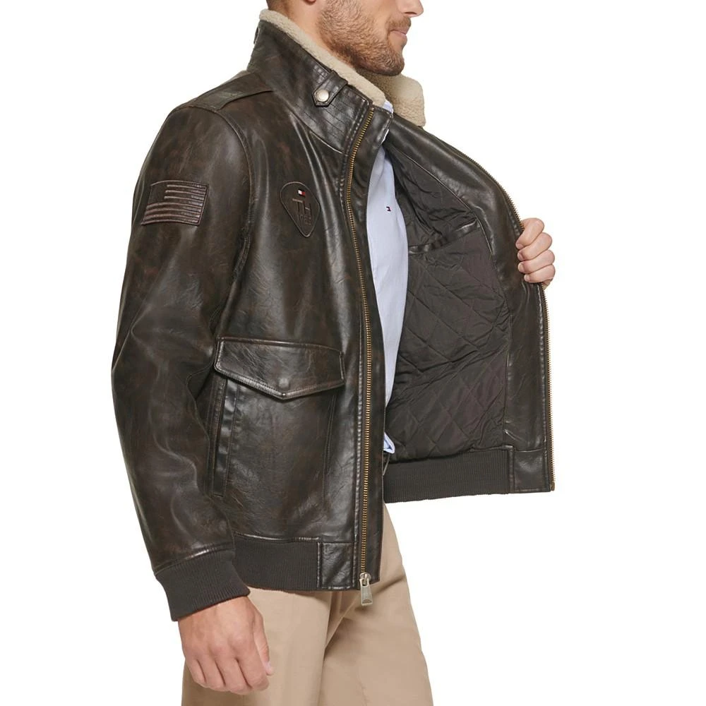 商品Tommy Hilfiger|男士飞行员夹克外套 常规版型,价格¥1031,第3张图片详细描述
