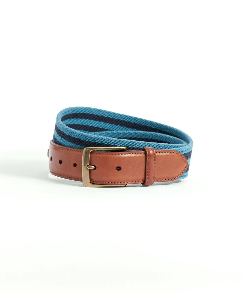 商品Brooks Brothers|Webbed Cotton Striped Belt,价格¥328,第1张图片