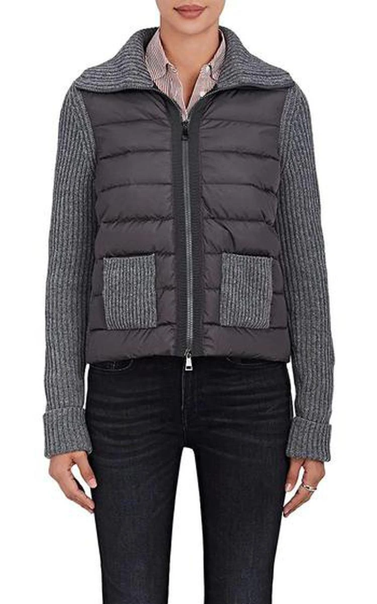 商品Moncler|Down-Quilted & Wool-Cashmere Sweater,价格¥6258,第5张图片详细描述