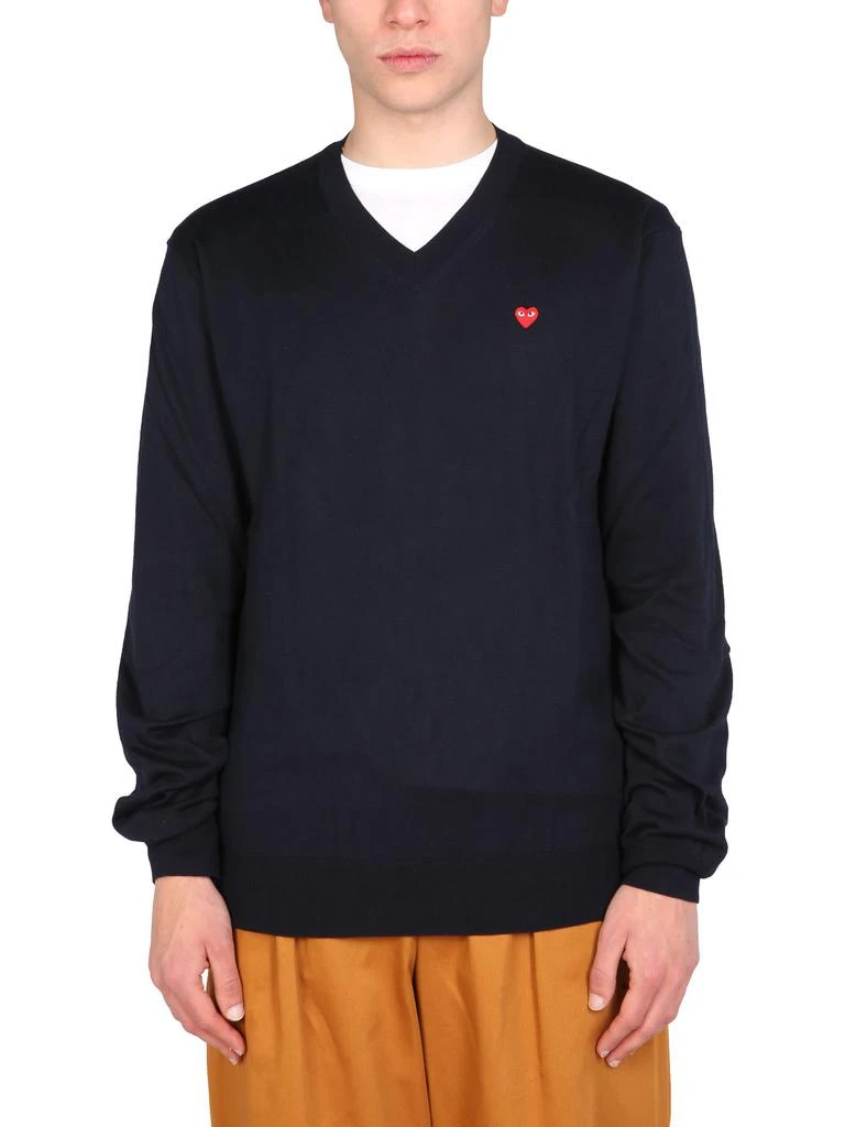 商品Comme des Garcons|Logo Patch Jersey,价格¥2428,第1张图片