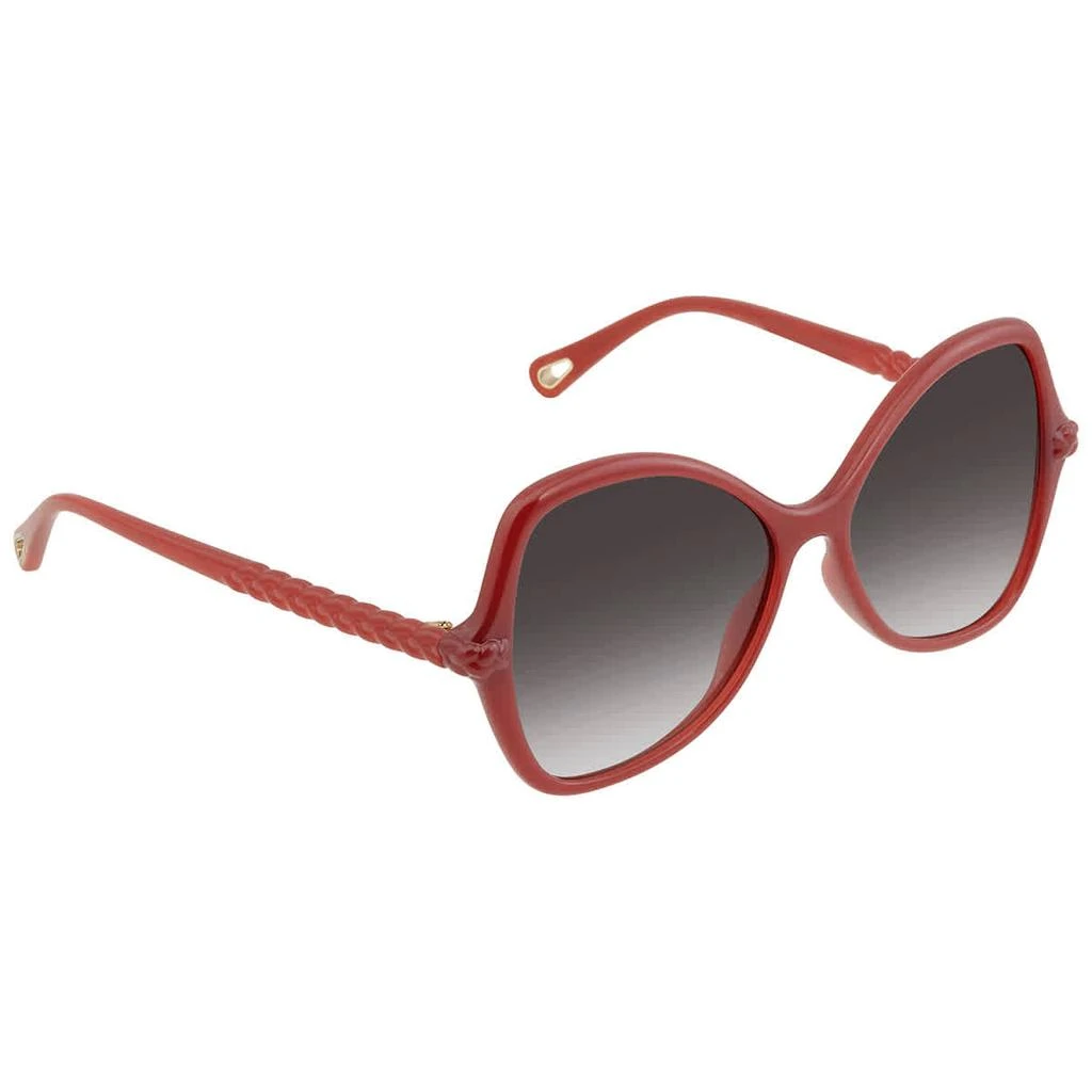 商品Chloé|Grey Gradient Butterfly Ladies Sunglasses CH0001S 004 56,价格¥1107,第1张图片