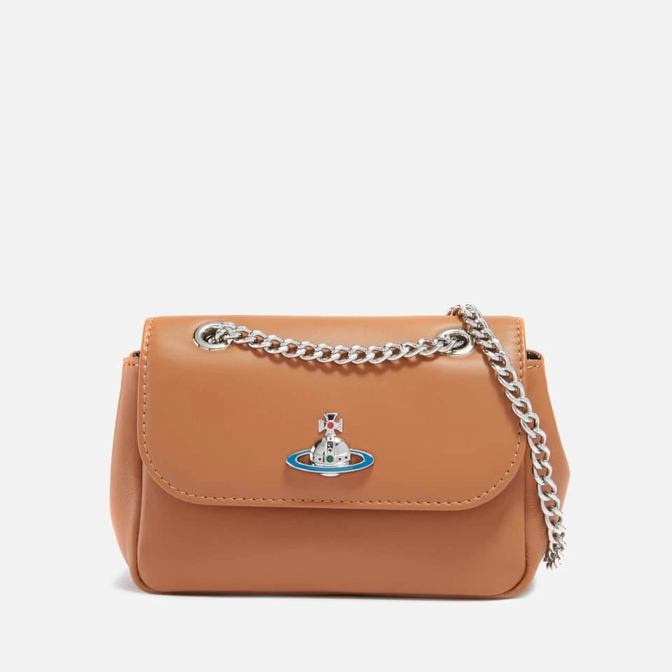 商品Vivienne Westwood|Vivienne Westwood Small Nappa Leather Shoulder Bag,价格¥1184,第1张图片