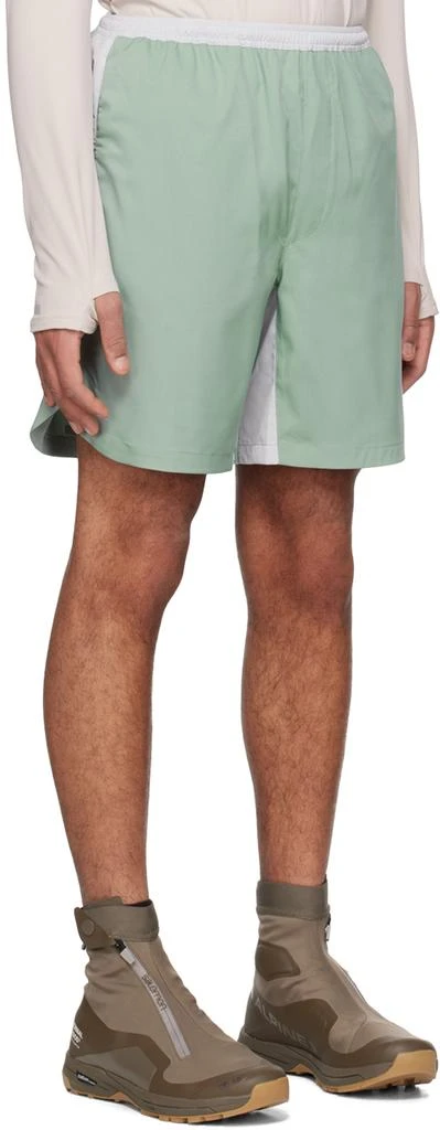 商品Parel Studios|Green Paneled Shorts,价格¥477,第2张图片详细描述
