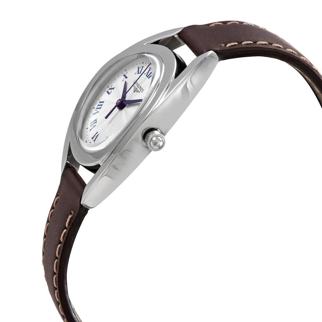 Longines Equestrian Quartz Silver Dial Ladies Watch L6.136.4.71.2商品第2张图片规格展示