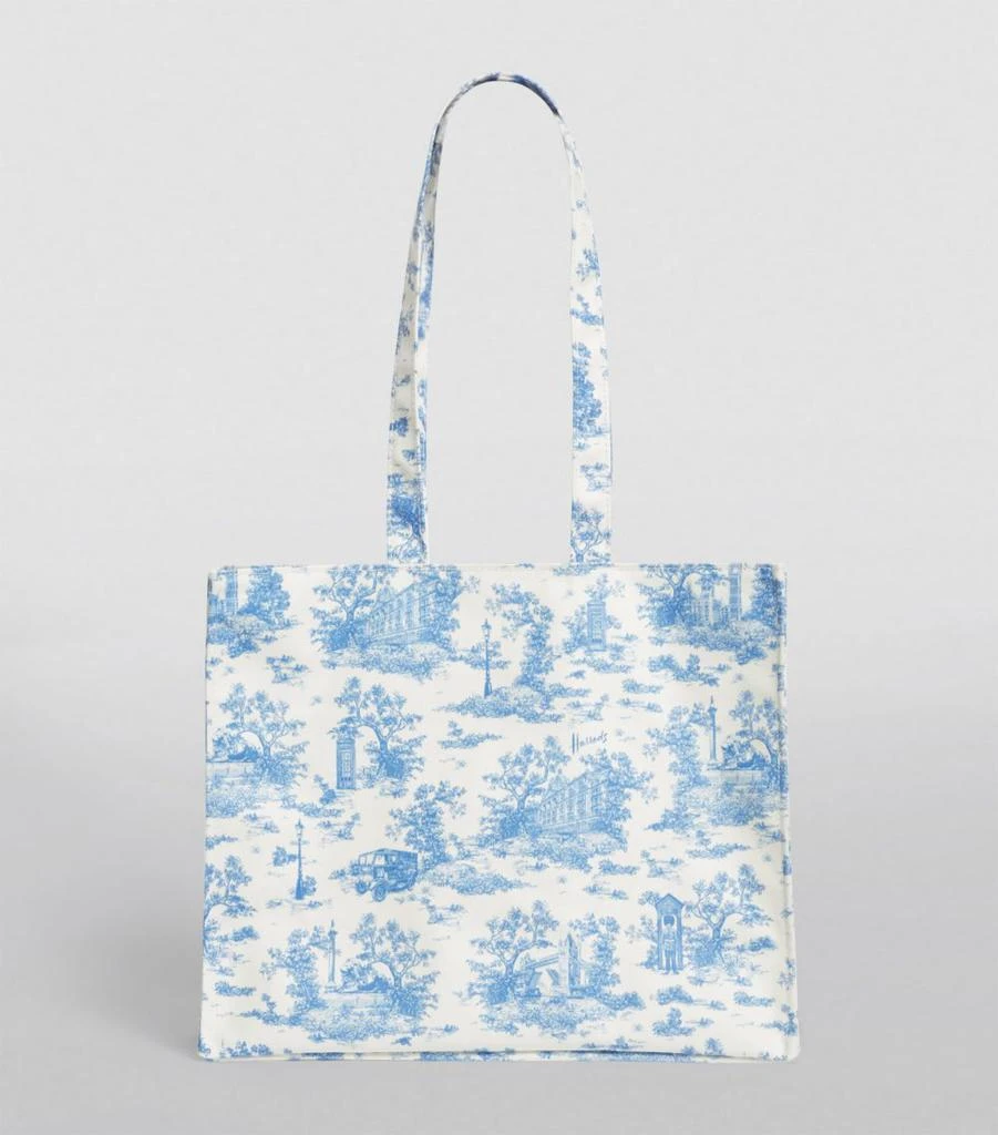 商品Harrods|Toile Shoulder Tote Bag,价格¥407,第3张图片详细描述