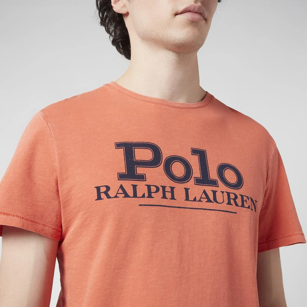 商品Ralph Lauren|Men's Polo Logo T-Shirt - College Orange,价格¥297,第4张图片详细描述