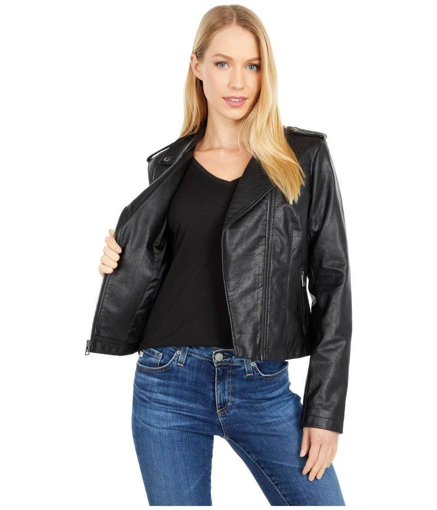 商品Levi's|Classic Asymmetrical Faux Leather Motorcycle Jacket,价格¥684,第5张图片详细描述