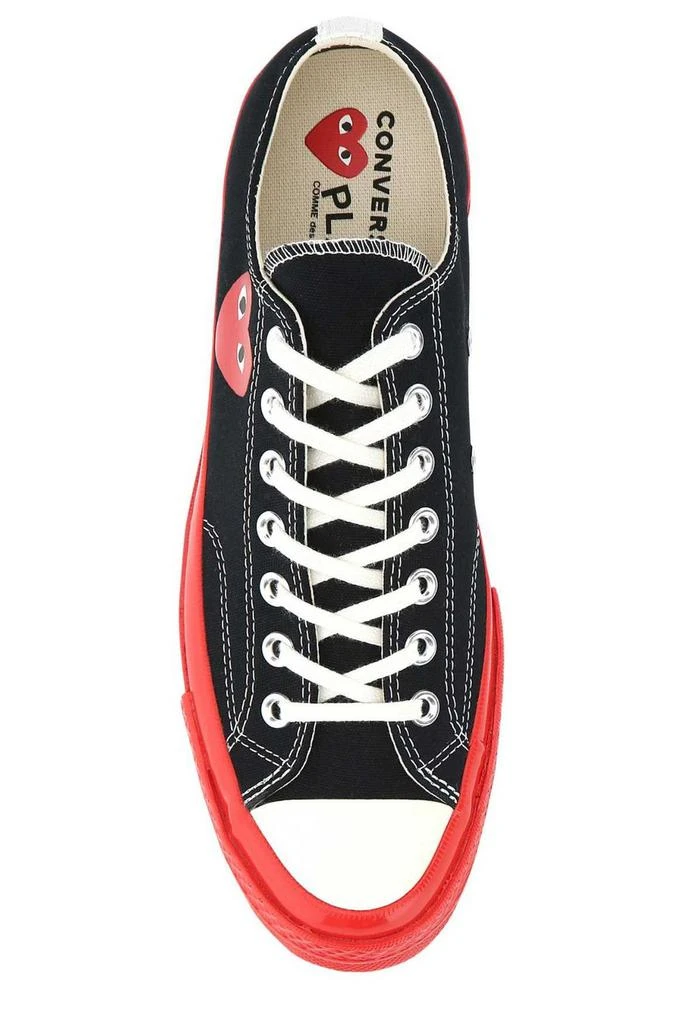 商品Comme des Garcons|Comme des Garçons Play X Converse Chuck 70 Lace-Up Sneakers,价格¥726,第3张图片详细描述