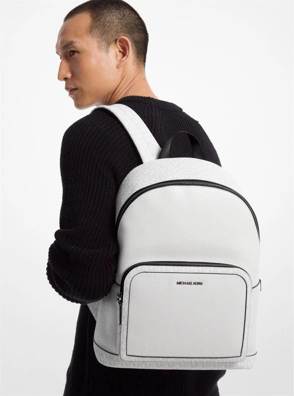 商品Michael Kors|Cooper Pebbled Leather and Signature Logo Backpack,价格¥904,第4张图片详细描述