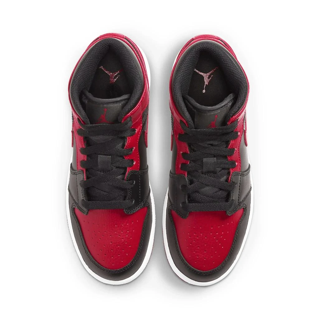 商品Jordan|Air Jordan 1 Mid Banned (GS),价格¥1443,第3张图片详细描述