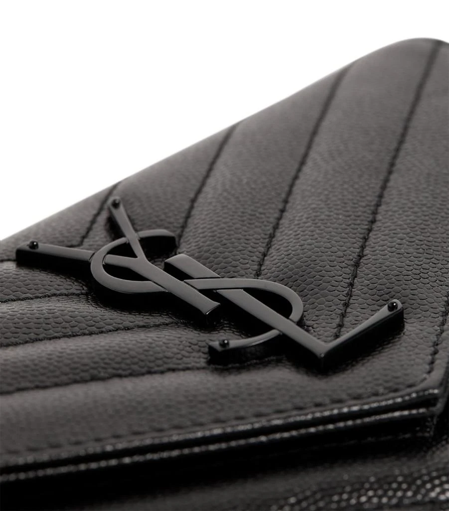 商品Yves Saint Laurent|Monogram Saint Laurent Matelassé Large Flap Wallet,价格¥6638,第5张图片详细描述