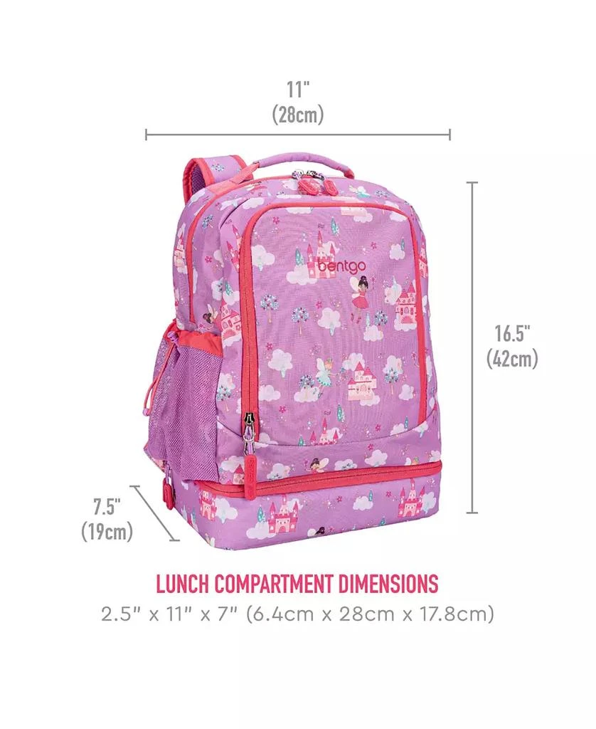 商品Bentgo|Kids Prints 2-In-1 Backpack and Insulated Lunch Bag - Fairies,价格¥266,第5张图片详细描述