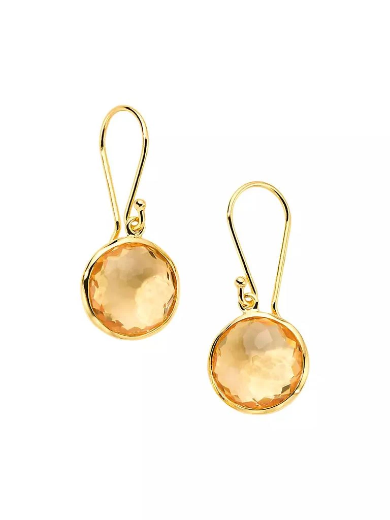 商品Ippolita|Lollipop 18K Yellow Gold &amp; Honey Citrine Mini Drop Earrings,价格¥6677,第1张图片