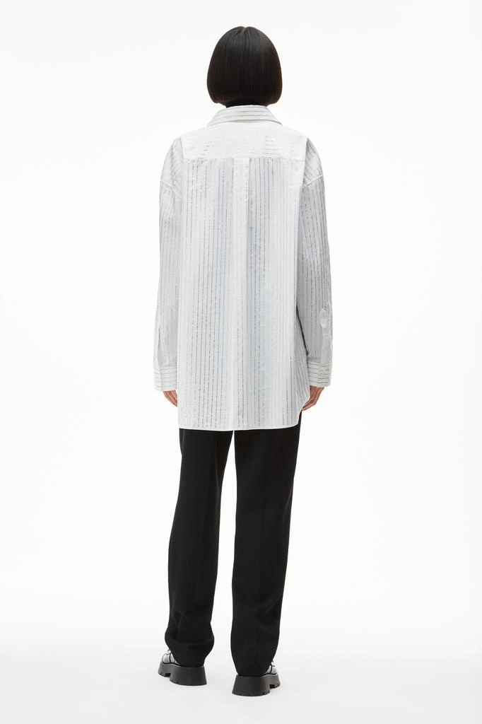 商品Alexander Wang|CRYSTAL HOTFIX SHIRT IN COTTON,价格¥2605,第5张图片详细描述