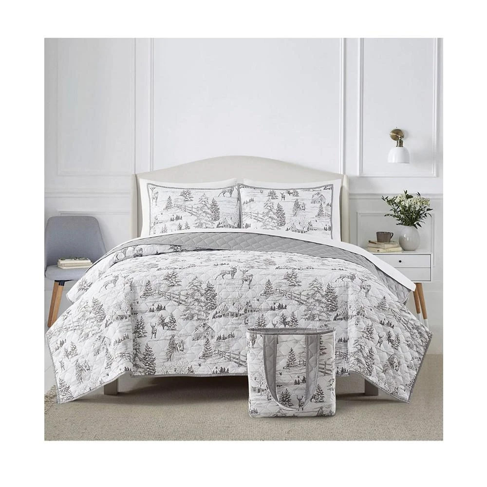 商品Charter Club|Christmas Town Quilt Bag Set, Full/Queen, Created For Macy's,价格¥227,第1张图片