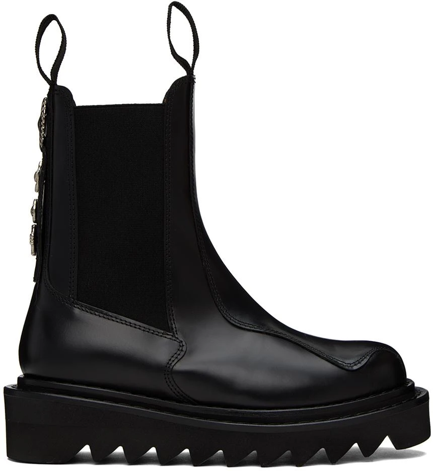 商品Toga Pulla|SSENSE Exclusive Black Boots,价格¥1351,第1张图片