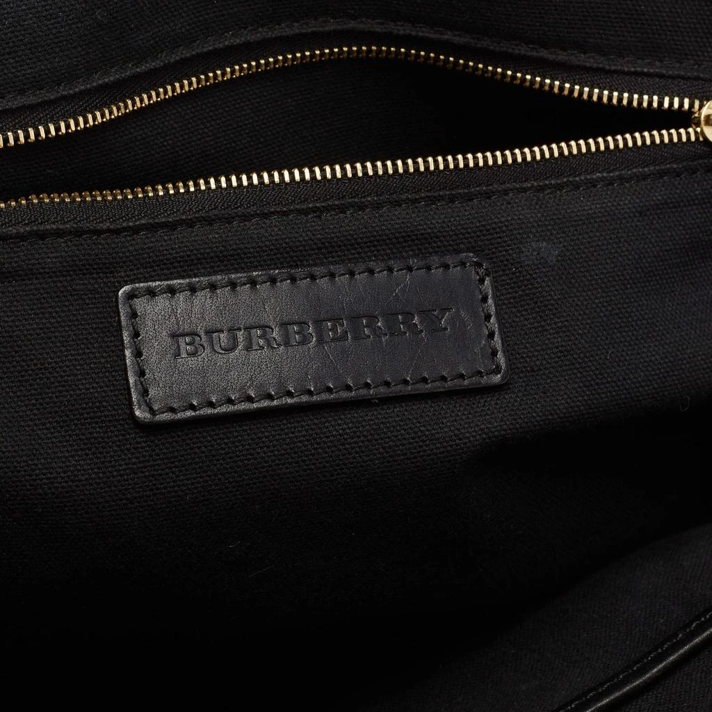 Burberry Beige/Black House Check Canvas And Leather Orchard Bowling Bag 商品