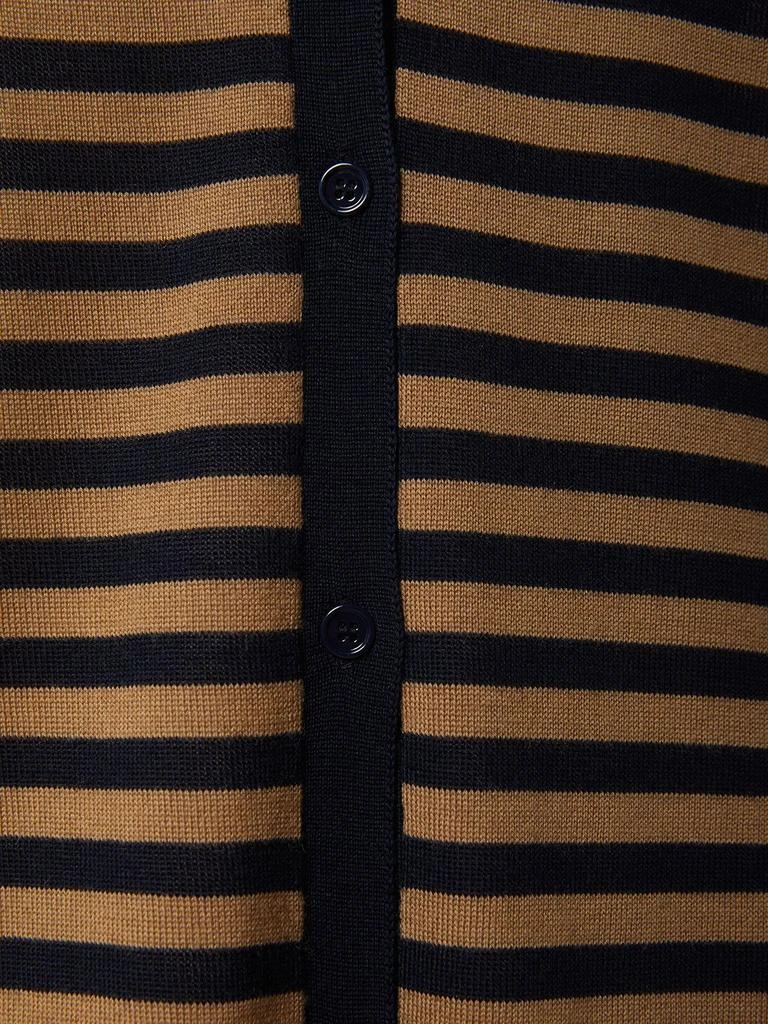 商品Max Mara|Corolla Striped Wool Knit Cardigan,价格¥720,第3张图片详细描述