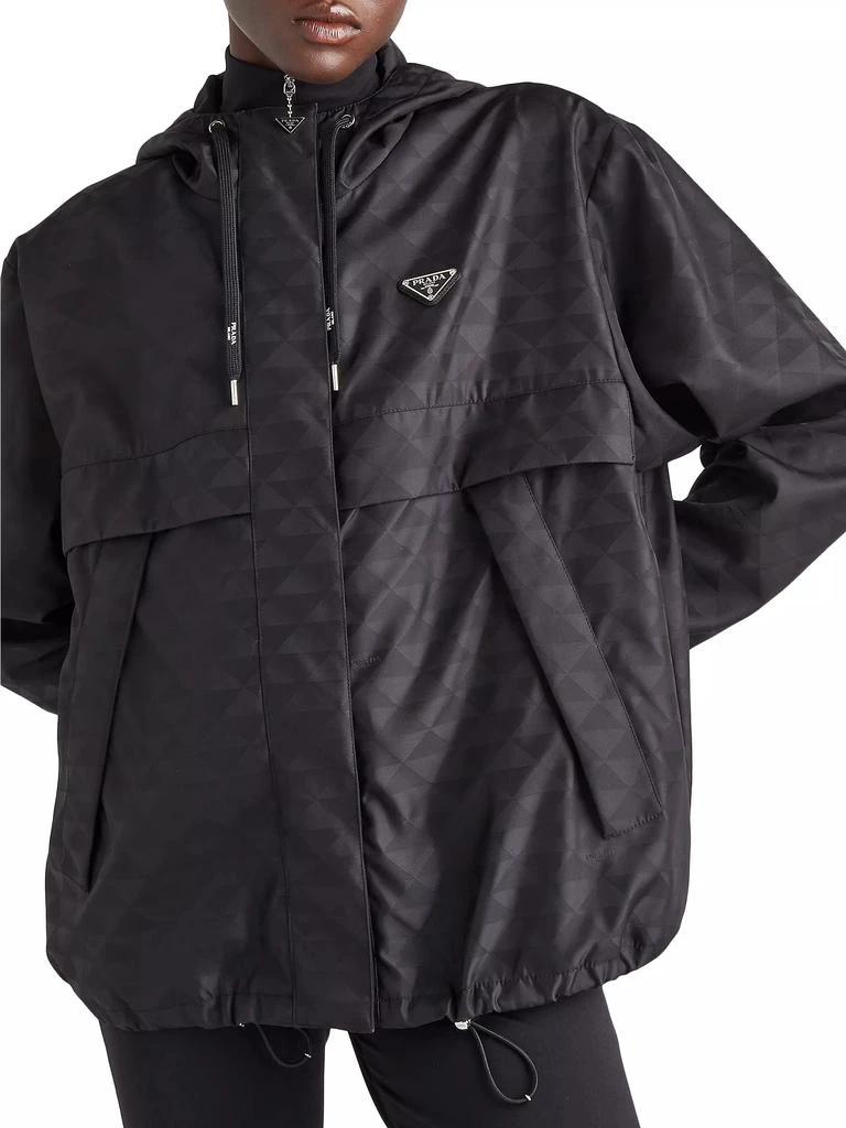 商品Prada|Printed Nylon Blouson Jacket,价格¥28054,第3张图片详细描述