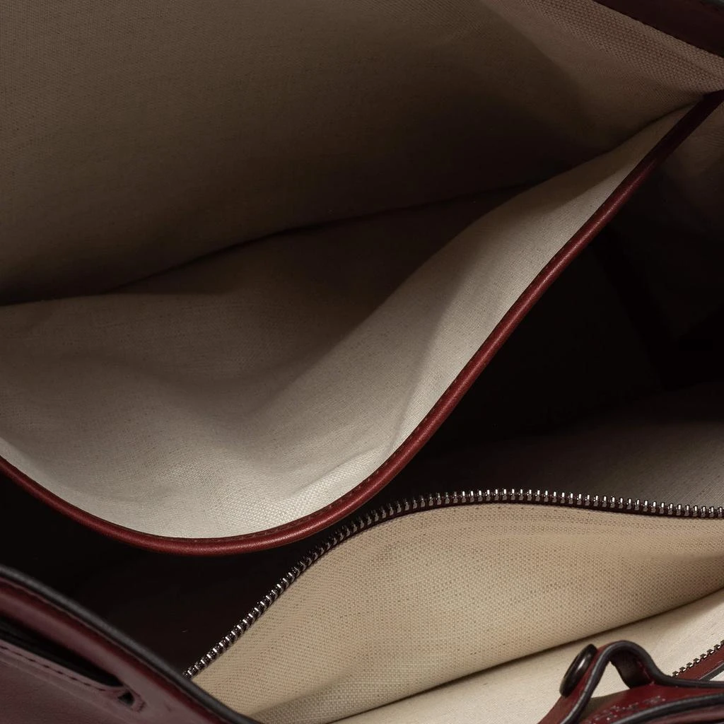 Bally Burgundy Leather Cloy Drawstring Bucket Bag 商品