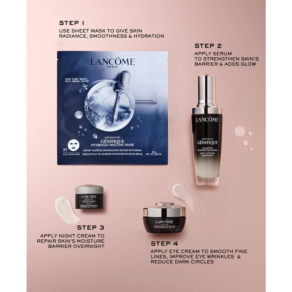 商品Lancôme|4-Pc. Advanced Génifique Holiday Skincare Set,价格¥1138,第3张图片详细描述