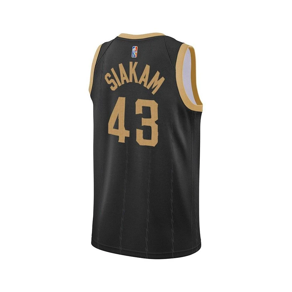 商品NIKE|Youth Unisex Pascal Siakam Black Toronto Raptors 2021/22 Swingman Jersey - City Edition,价格¥672,第3张图片详细描述