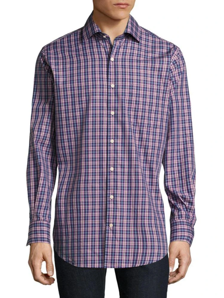 商品Peter Millar|Mitchell Plaid Casual Button-Down Shirt,价格¥650,第1张图片