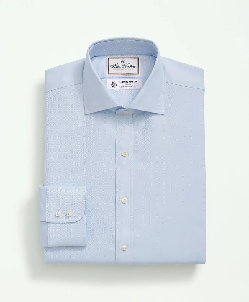 商品Brooks Brothers|Brooks Brothers X Thomas Mason® Cotton Poplin English Collar Dress Shirt,价格¥1635,第4张图片详细描述