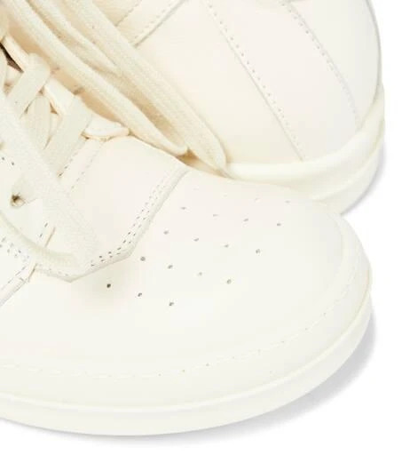 商品Rick Owens|Geobasket leather high-top sneakers,价格¥4836,第5张图片详细描述