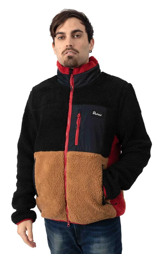 商品PENFIELD|Mattawa Colorblock Fleece Jacket - Black,价格¥426,第1张图片