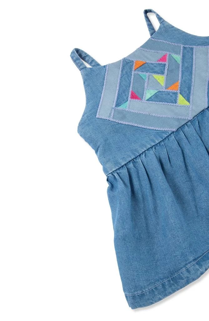 商品Peek Essentials|Embroidered Patchwork Chambray Tank & Bloomers,价格¥182,第3张图片详细描述