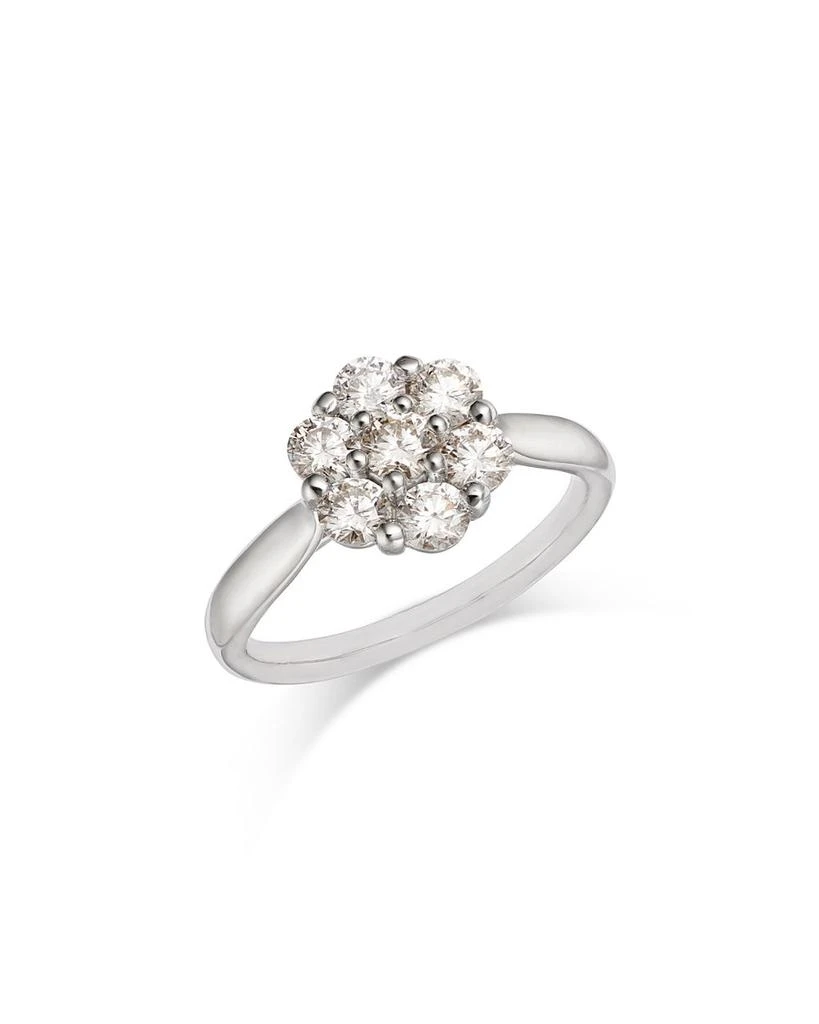 商品Bloomingdale's|Diamond Cluster Ring in 14K White Gold, 1.0 ct. t.w.,价格¥24540,第1张图片