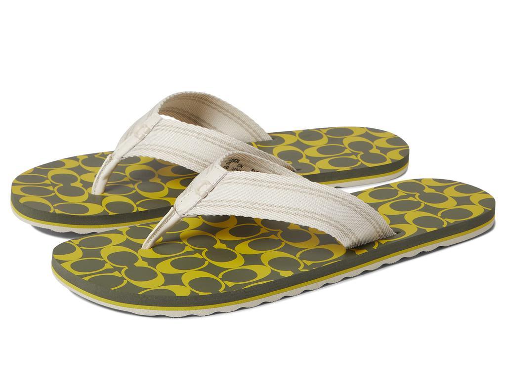 商品Coach|Signature Webbing Flip-Flop,价格¥387-¥435,第1张图片