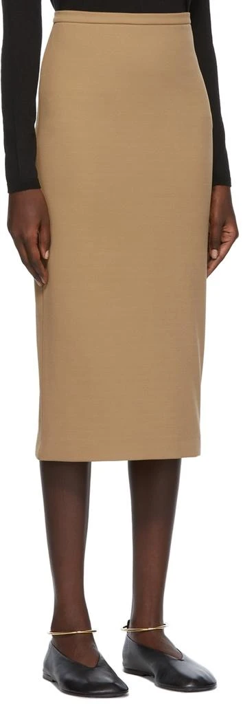 商品Max Mara|Tan Sabato Skirt,价格¥2409,第2张图片详细描述