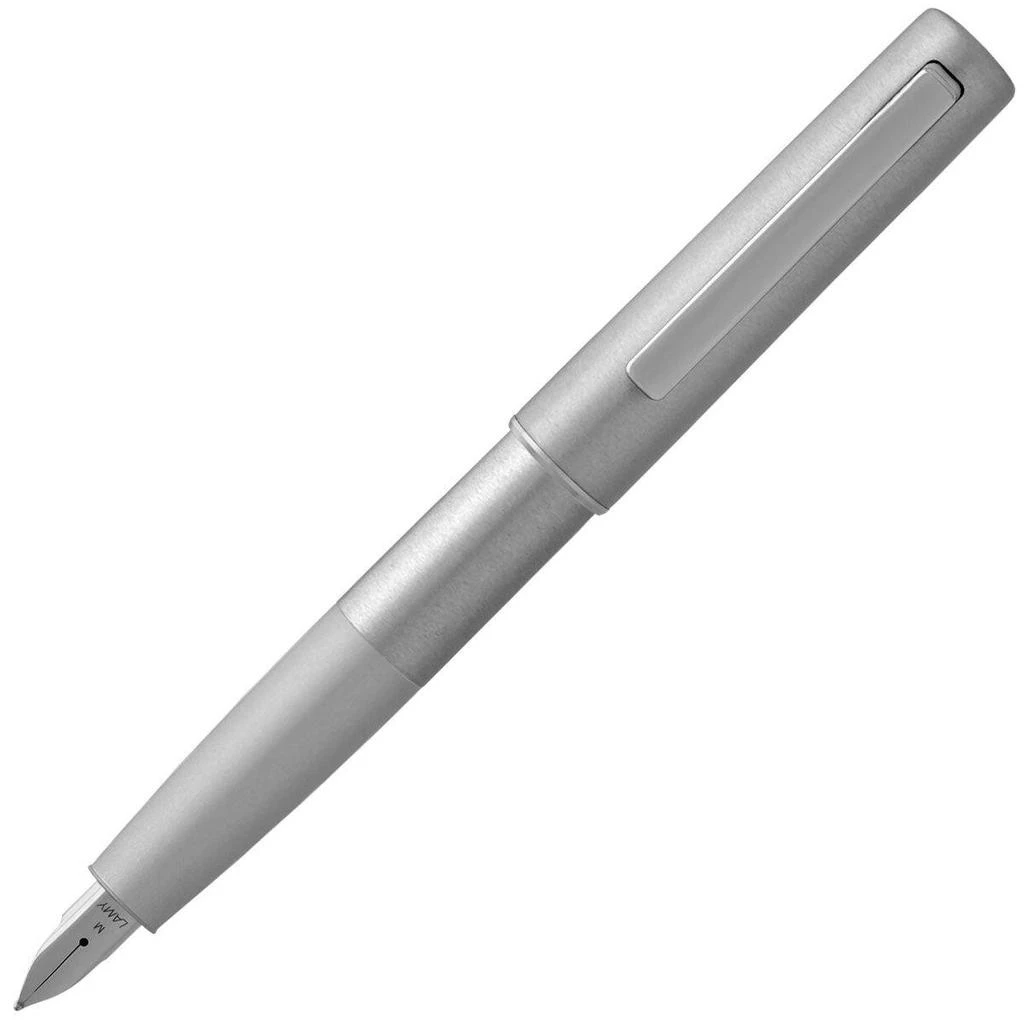 商品Lamy|Lamy Fountain Pen - Aion Olive Silver Brushed Aluminum Snapped On,价格¥524,第1张图片
