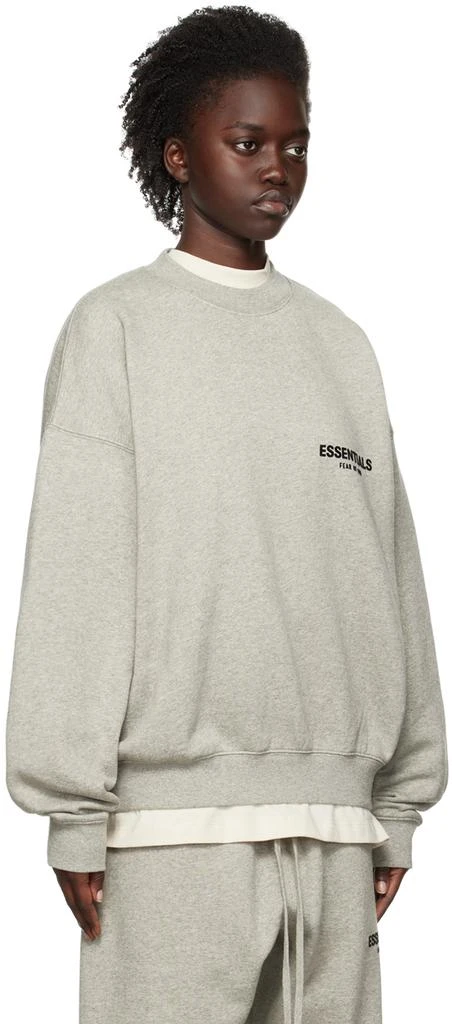 商品Essentials|Gray Crewneck Sweatshirt,价格¥668,第2张图片详细描述