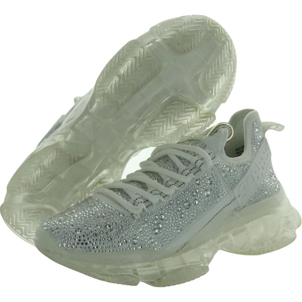 商品Steve Madden|Steve Madden Womens Maxima Embellished Low Top Casual and Fashion Sneakers,价格¥613,第4张图片详细描述