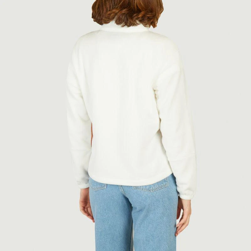 商品Patagonia|Fleece with trucker collar and contrasting details Birch white PATAGONIA,价格¥1077,第3张图片详细描述