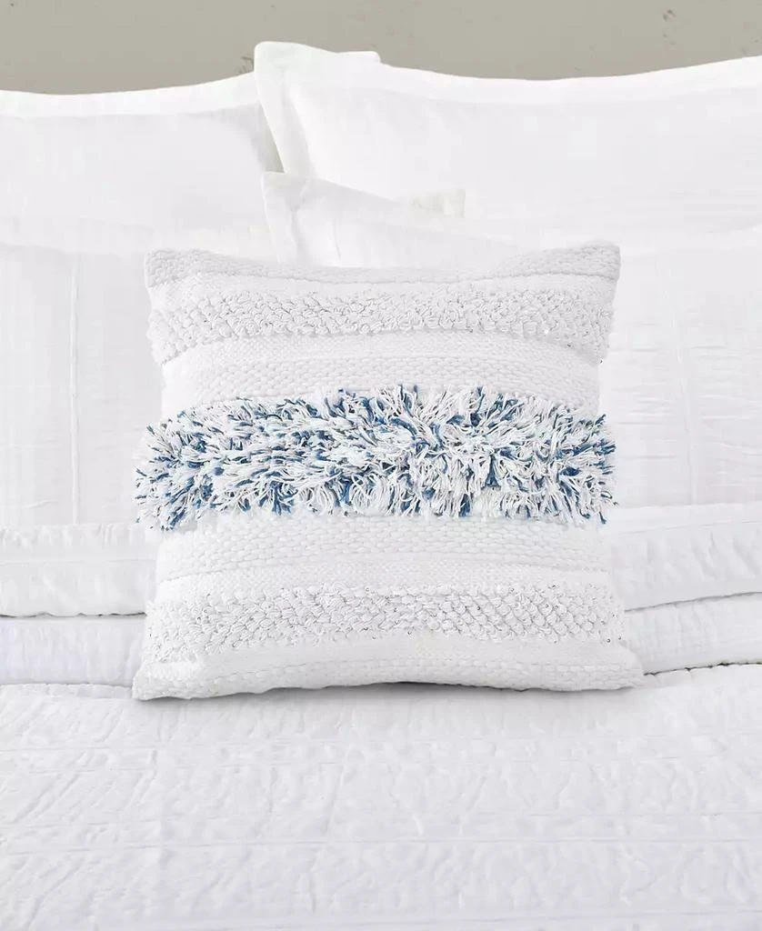 商品White Sand|Driftway Square Decorative Pillow, 18" x 18",价格¥511,第3张图片详细描述