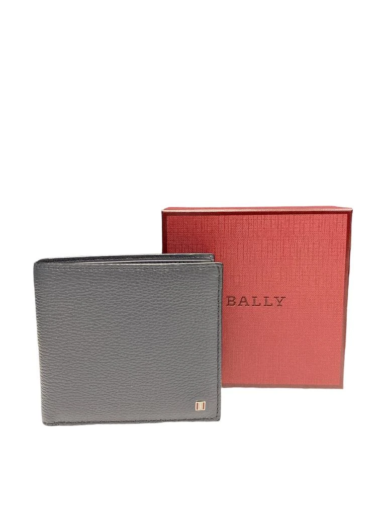 商品Bally|NEW Bally Grasai Men's 6232222 Smoke Grey Leather Bifold Wallet MSRP,价格¥1181,第2张图片详细描述