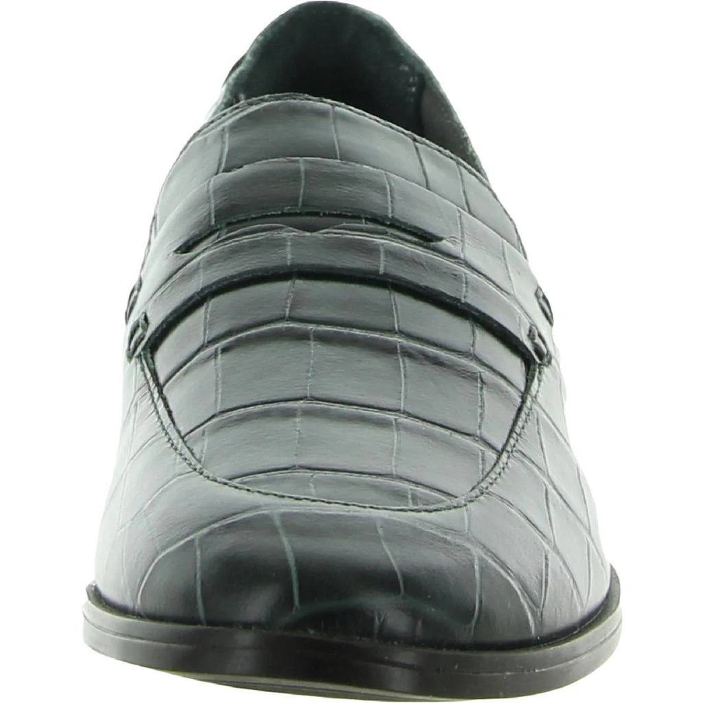 商品Rockport|Rockport Womens Perpetua Leather Crocodile Print Penny Loafers,价格¥381,第2张图片详细描述