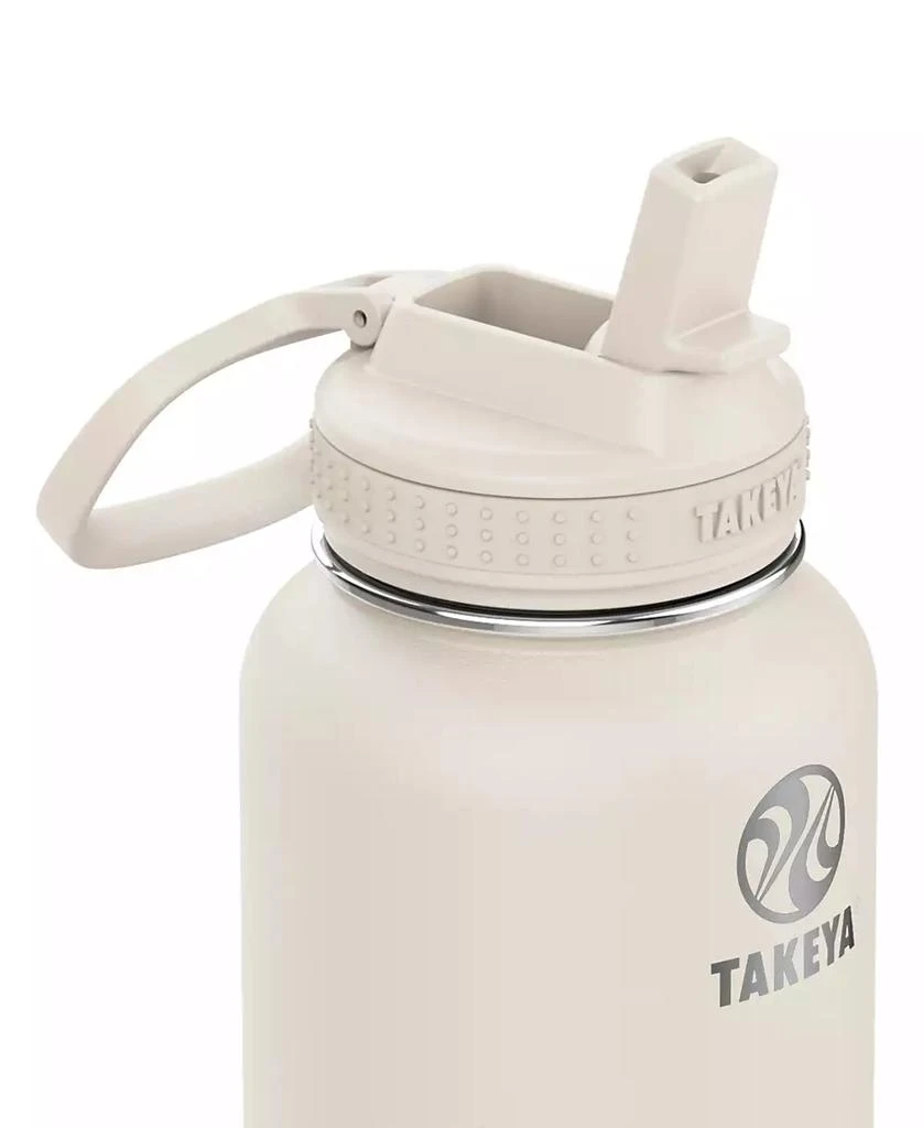 商品Takeya|Actives Straw 32-Oz. Stainless Steel Insulated Bottle,价格¥268,第2张图片详细描述