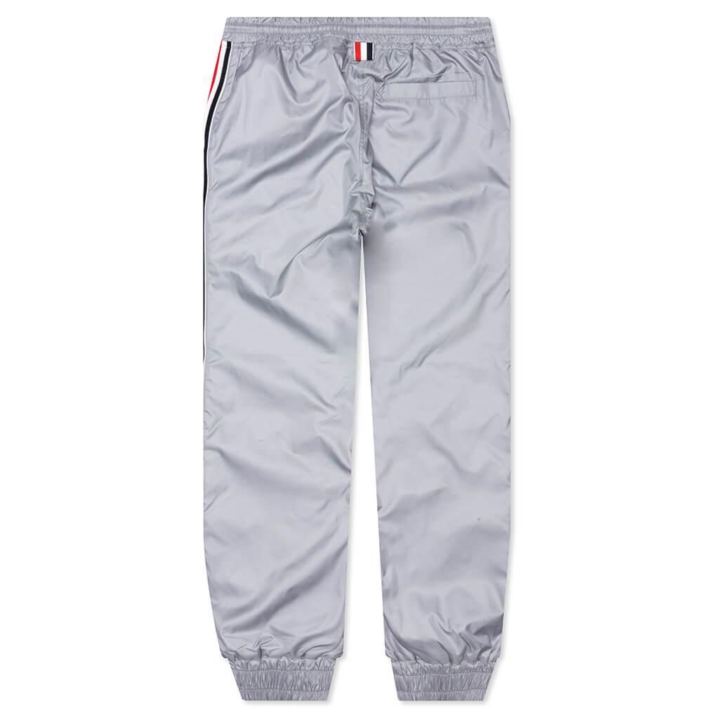 Thom Browne Ripstop RWB Side Stripe Track Pants - Light Grey商品第2张图片规格展示