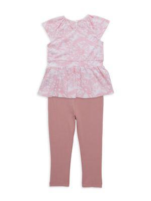 商品Calvin Klein|Little Girl's 2-Piece Tunic & Leggings,价格¥105,第4张图片详细描述