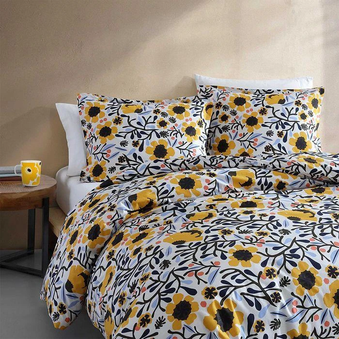 商品marimekko|Mykero Cotton Percale 3 Piece Comforter Set, Full Queen,价格¥2223,第1张图片详细描述