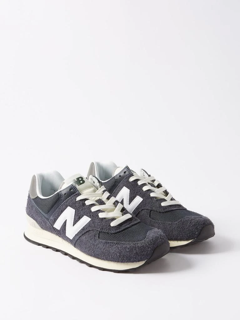 U574 suede and mesh trainers 商品