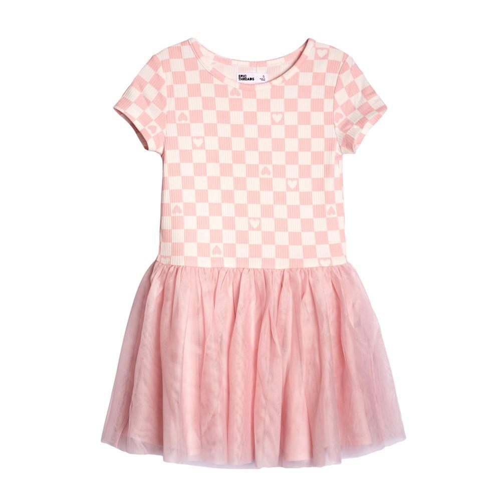 商品Epic Threads|Little Girls Short Sleeve Play Dress, Created For Macy's,价格¥234,第1张图片